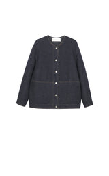 Damen Oversize Wolljacke mit verstellbarem Saum