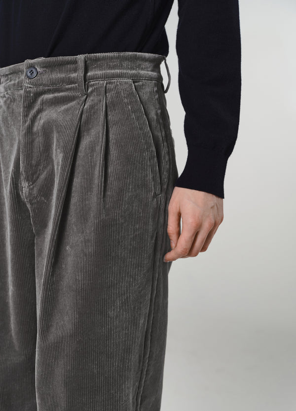 Cotton trousers OLIVE-GREY