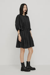 Katoenen jumpsuit ZWART