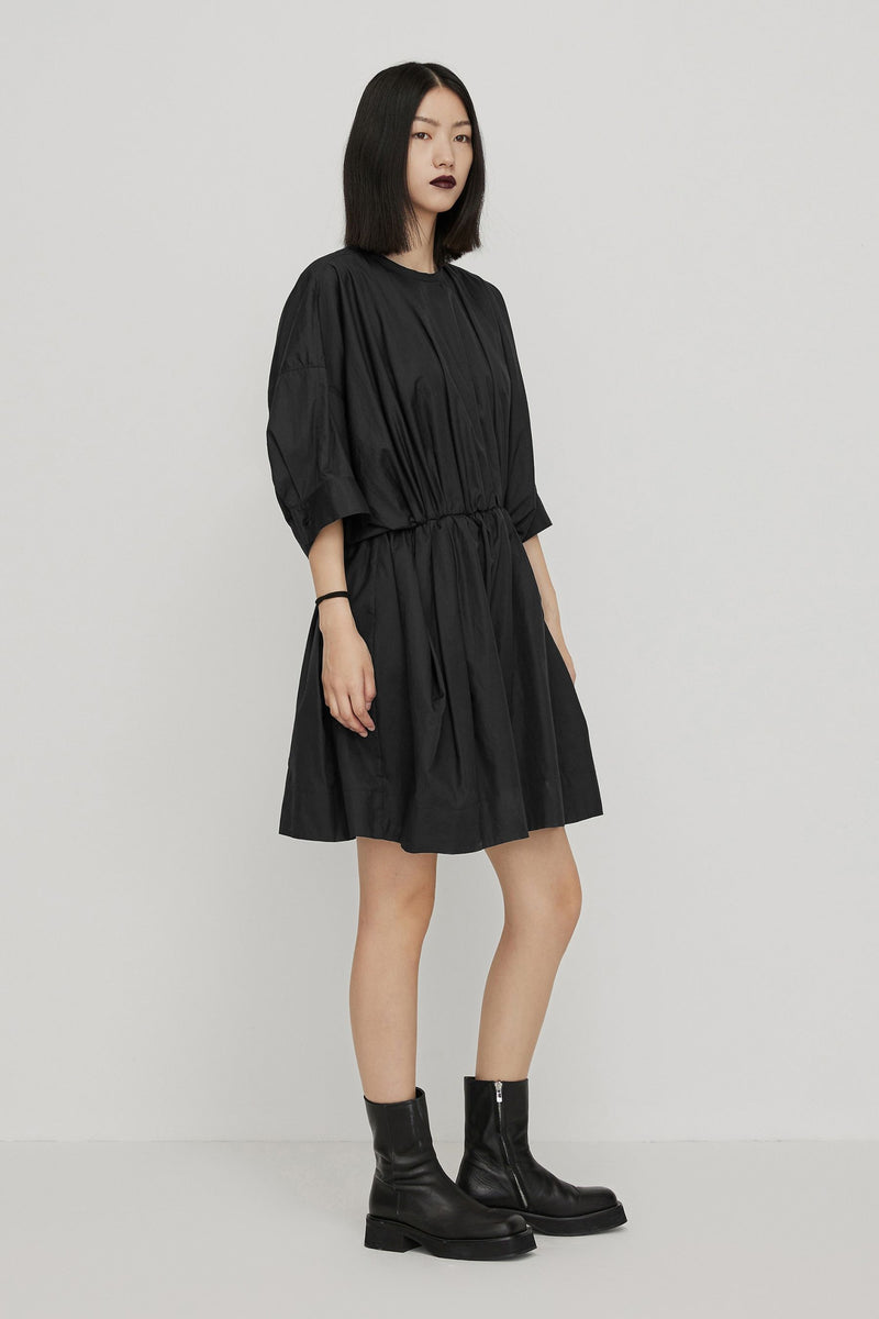 Katoenen jumpsuit ZWART