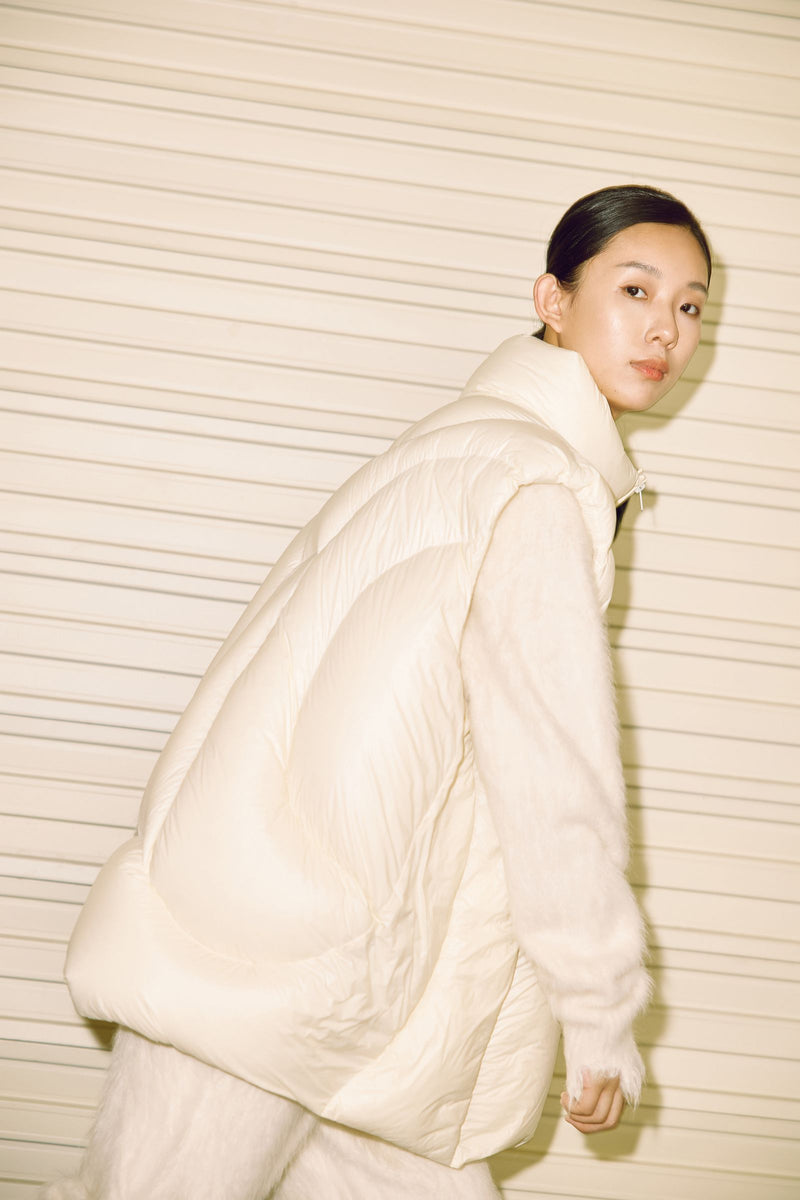 Daunenweste OFF-WHITE