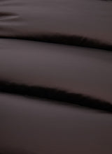 Damen Oversize Daunenmantel mit Stehkragen Braun