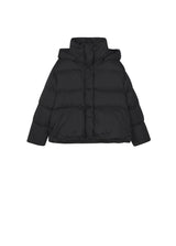 Damen elegante Daunenjacke mit abnehmbarer Kapuze