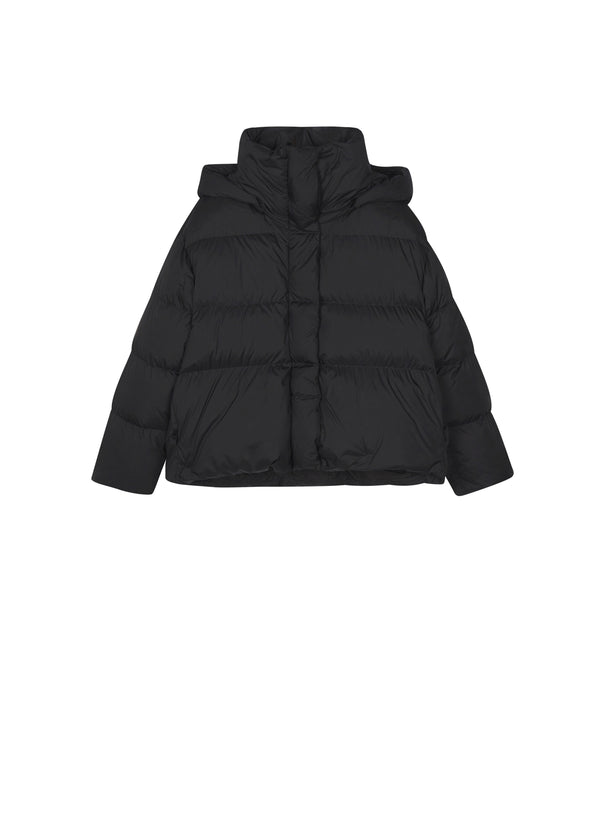 Damen elegante Daunenjacke mit abnehmbarer Kapuze