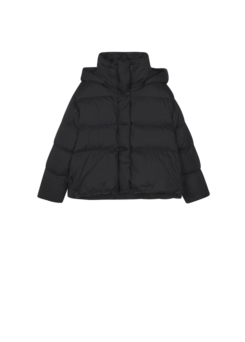 Damen elegante Daunenjacke mit abnehmbarer Kapuze