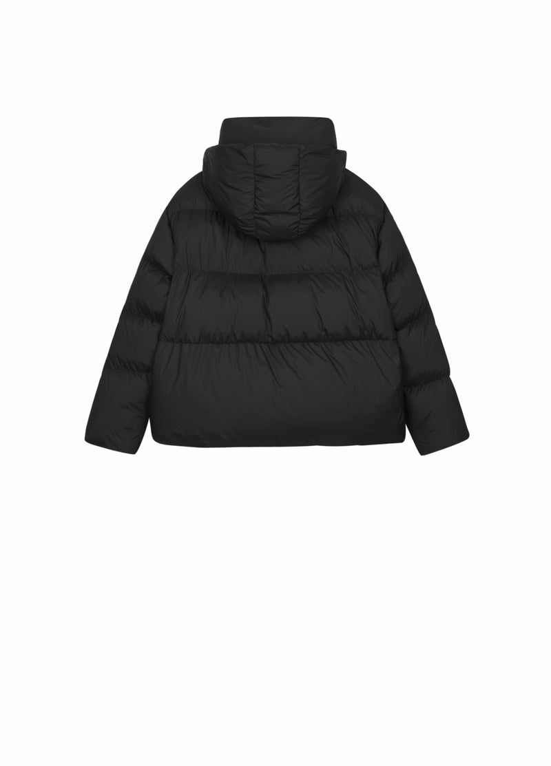 Damen elegante Daunenjacke mit abnehmbarer Kapuze