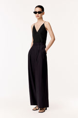 Hose mit weitem Bein BLACK