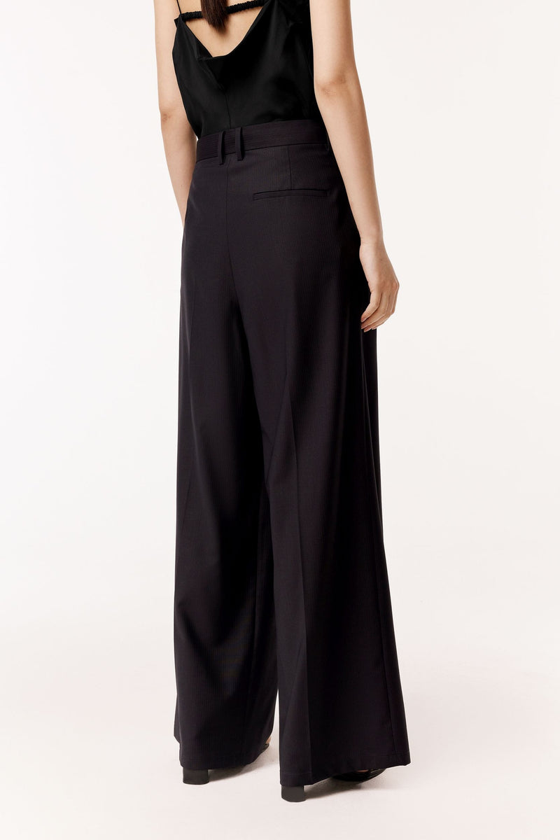 Hose mit weitem Bein BLACK