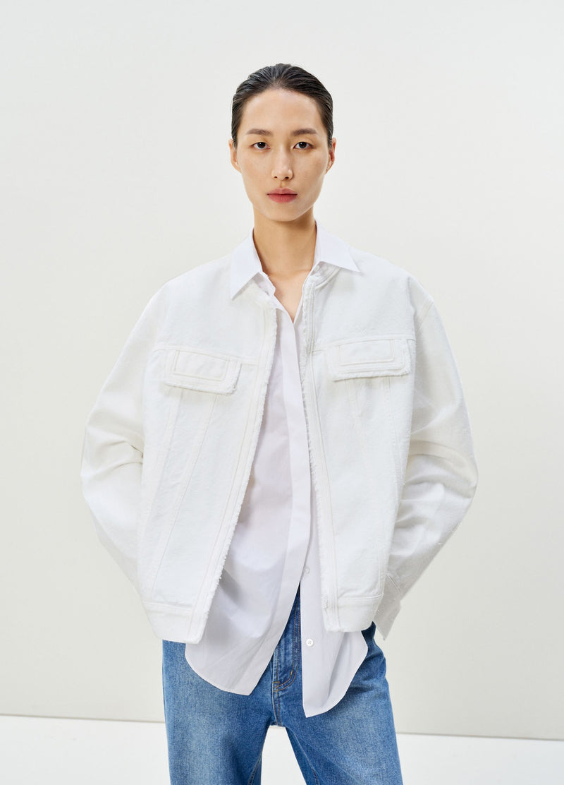 LESS Baumwolljacke WHITE