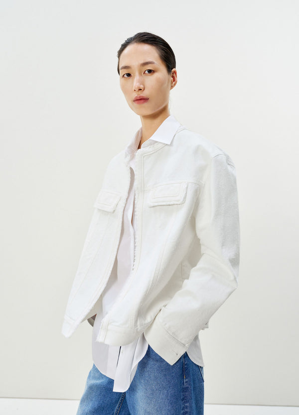 LESS Baumwolljacke WHITE
