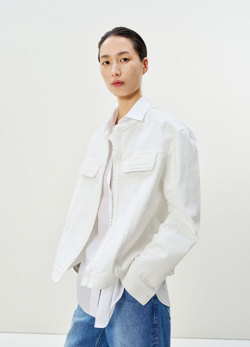 LESS Baumwolljacke WHITE