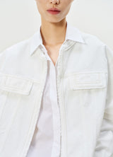 LESS Baumwolljacke WHITE