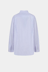 LESS Hemdbluse GREY-BLUE