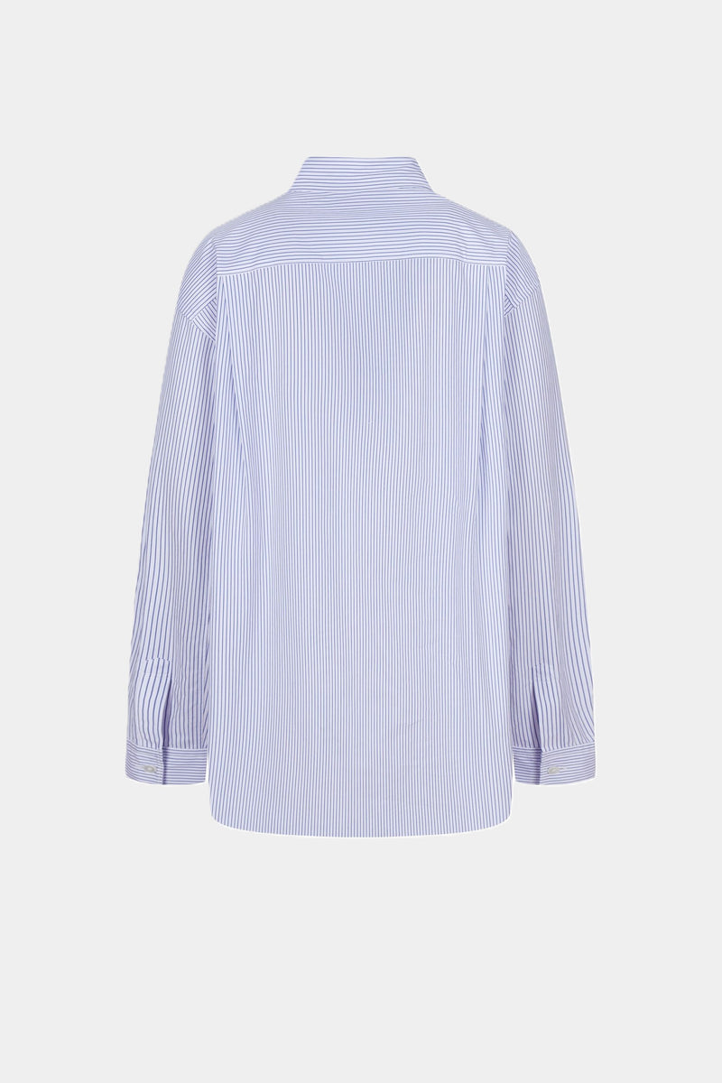 LESS Hemdbluse GREY-BLUE