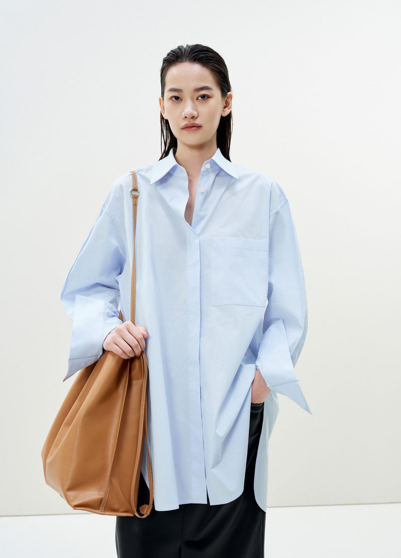 LESS Longbluse LIGHT BLUE
