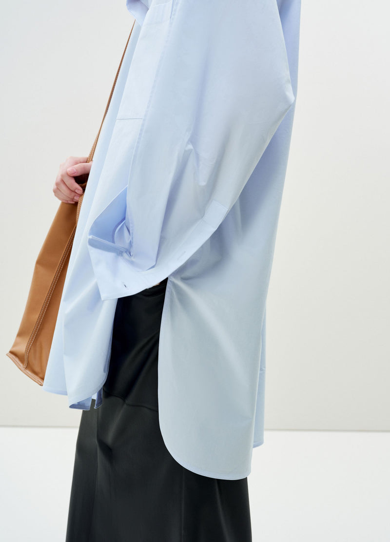 LESS Longbluse LIGHT BLUE