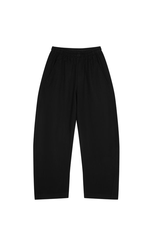 Damen bequeme Wollhose mit Gummibund