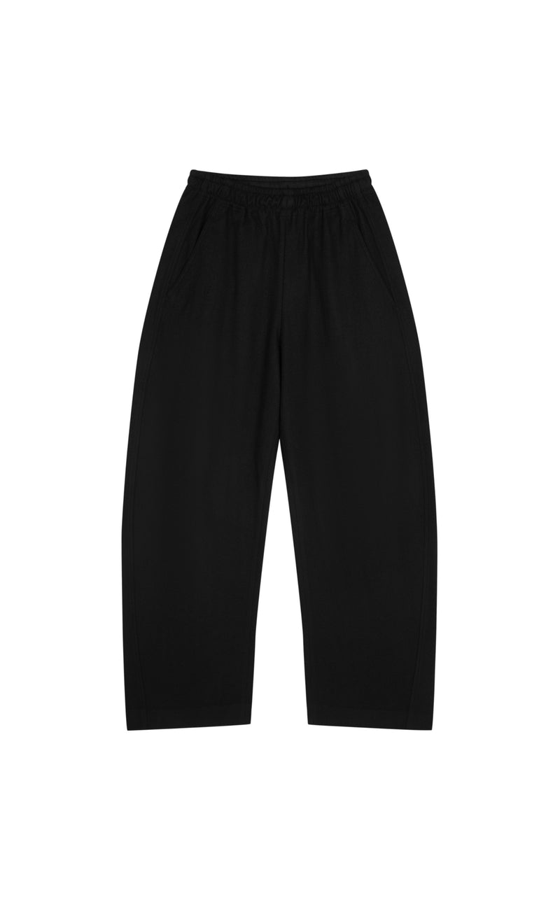 Damen bequeme Wollhose mit Gummibund