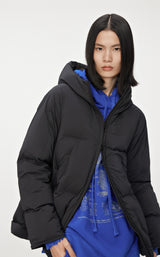 Schlichte Daunenjacke BLACK