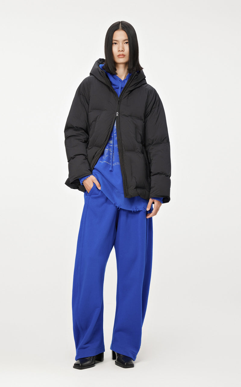 Schlichte Daunenjacke BLACK