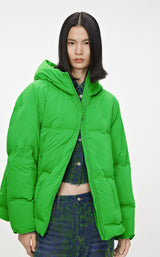 Simple down jacket GREEN