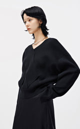 Wool sweater BLACK