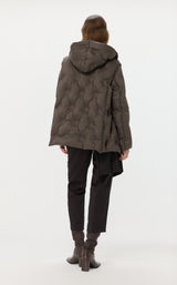 Down jacket TAUPE
