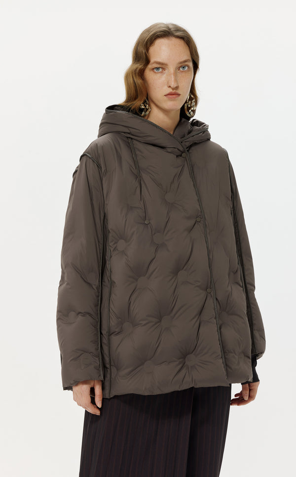 Down jacket TAUPE