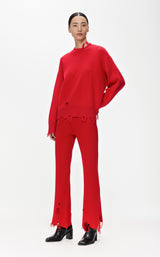 Wool trousers RED