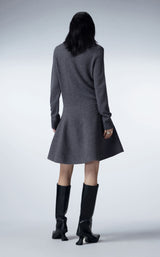 Sweater Kleid DARK GREY