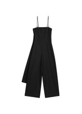 Baumwoll-Jumpsuit BLACK