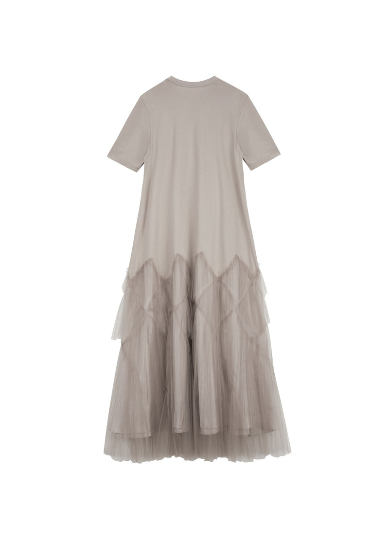 T-Shirt Kleid LIGHT GREY