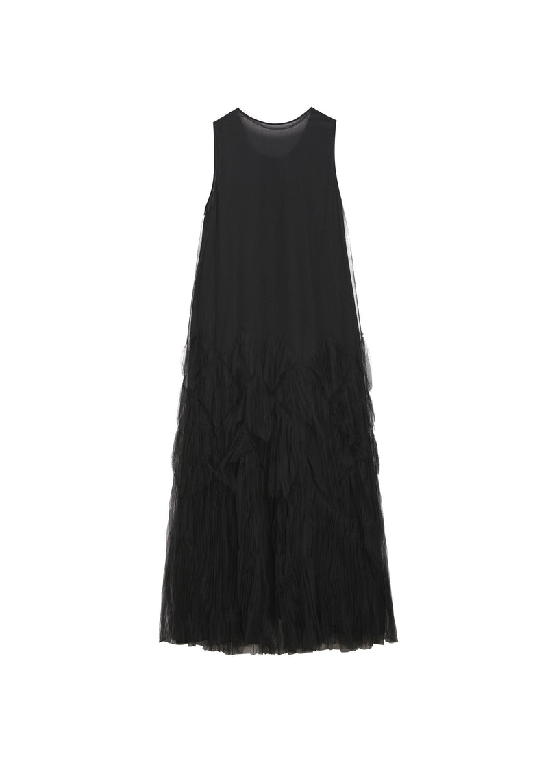 Mesh-Kleid BLACK