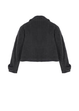 Faux Fur Jacke DARK GREY