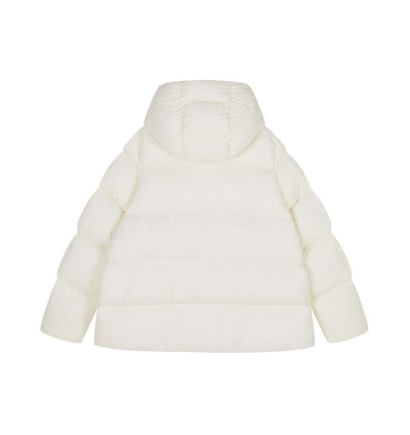 Damen Regular Daunenjacke mit Wärme & Stehkragen Off White