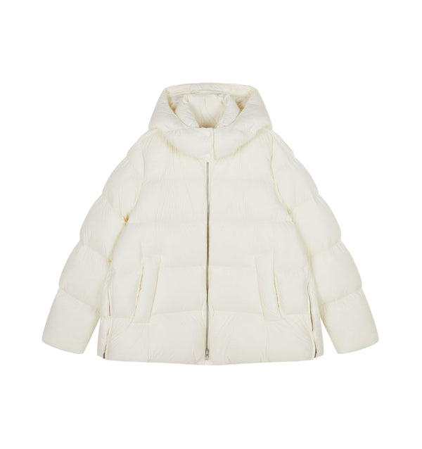 Damen Regular Daunenjacke mit Wärme & Stehkragen Off White