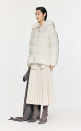 Damen Regular Daunenjacke mit Wärme & Stehkragen Off White JNBY