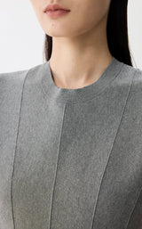 JNBY elegantes Kleid im taillierte Schnitt GREY