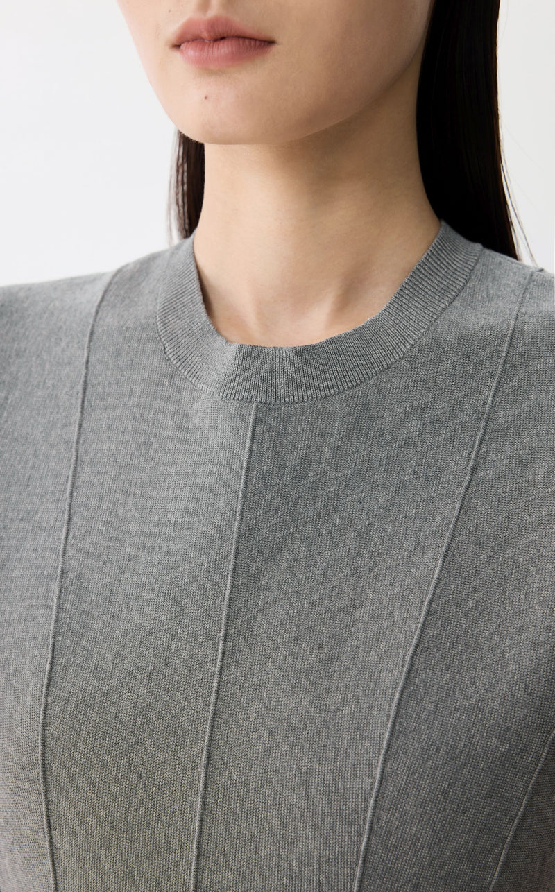 JNBY elegantes Kleid im taillierte Schnitt GREY