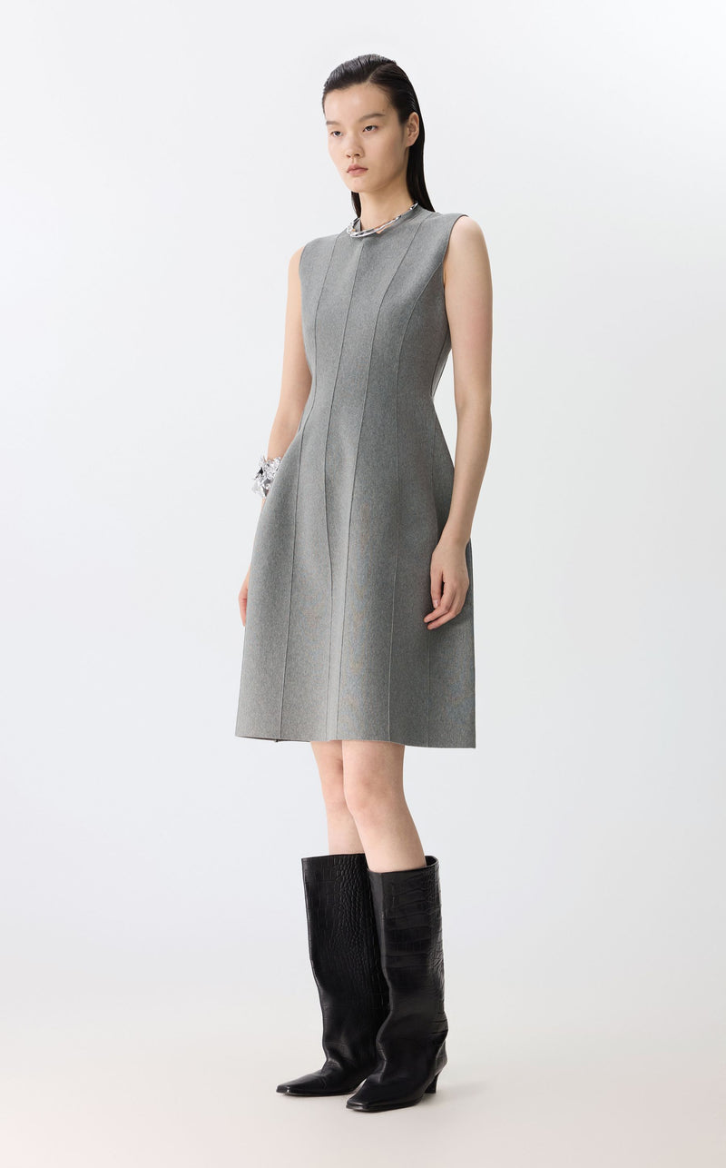 JNBY elegantes Kleid im taillierte Schnitt GREY