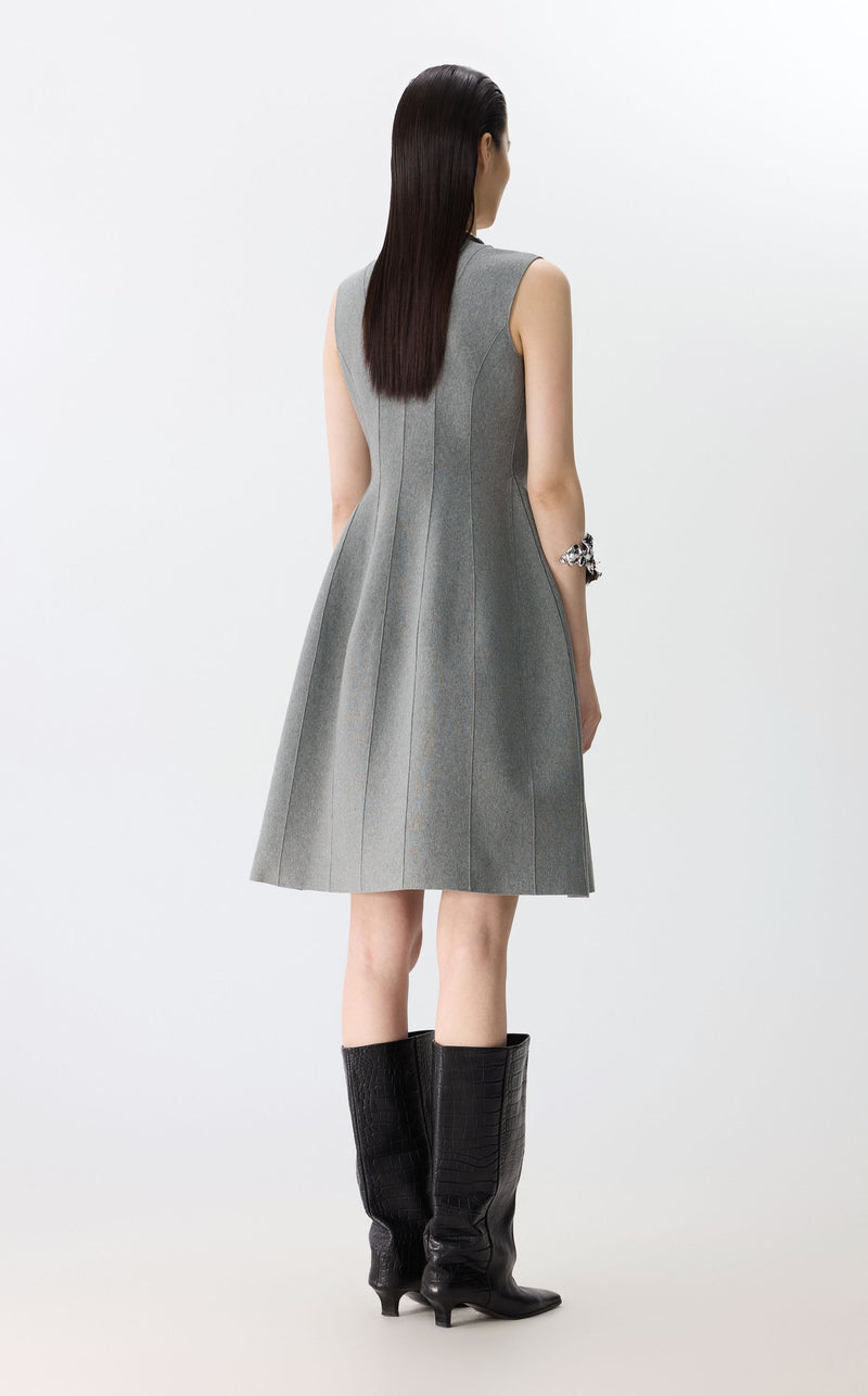 JNBY elegantes Kleid im taillierte Schnitt GREY