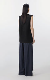 JNBY Elegante Häkel-Weste BLACK