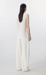 JNBY Elegante Häkel-Weste WHITE
