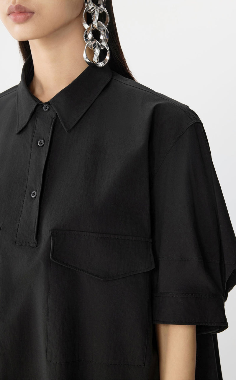 JNBY modernes Kleid mit einem ballonartigen Saum BLACK