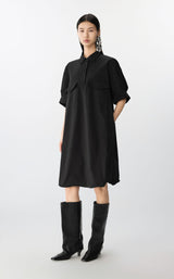 JNBY modernes Kleid mit einem ballonartigen Saum BLACK