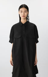 JNBY modernes Kleid mit einem ballonartigen Saum BLACK