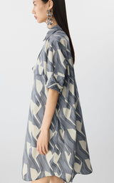 JNBY Kleid mit Eingriffstaschen GREY