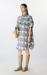 JNBY Kleid mit Eingriffstaschen GREY