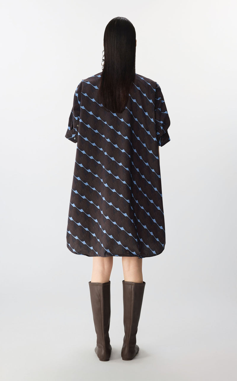 JNBY Kleid mit Eingriffstaschen DARK COFFEE