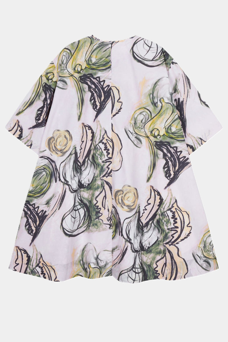 JNBY Kleid im Allover-Muster Watercolor-Style WHITE MIXED